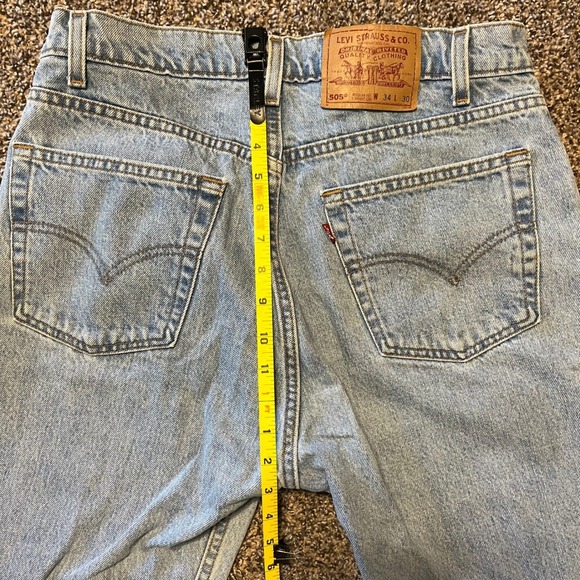 Unworn Vintage Levi's 505 Regular Fit Jeans 34x30 Made in USA 90s Deadstock - Picture 8 of 8